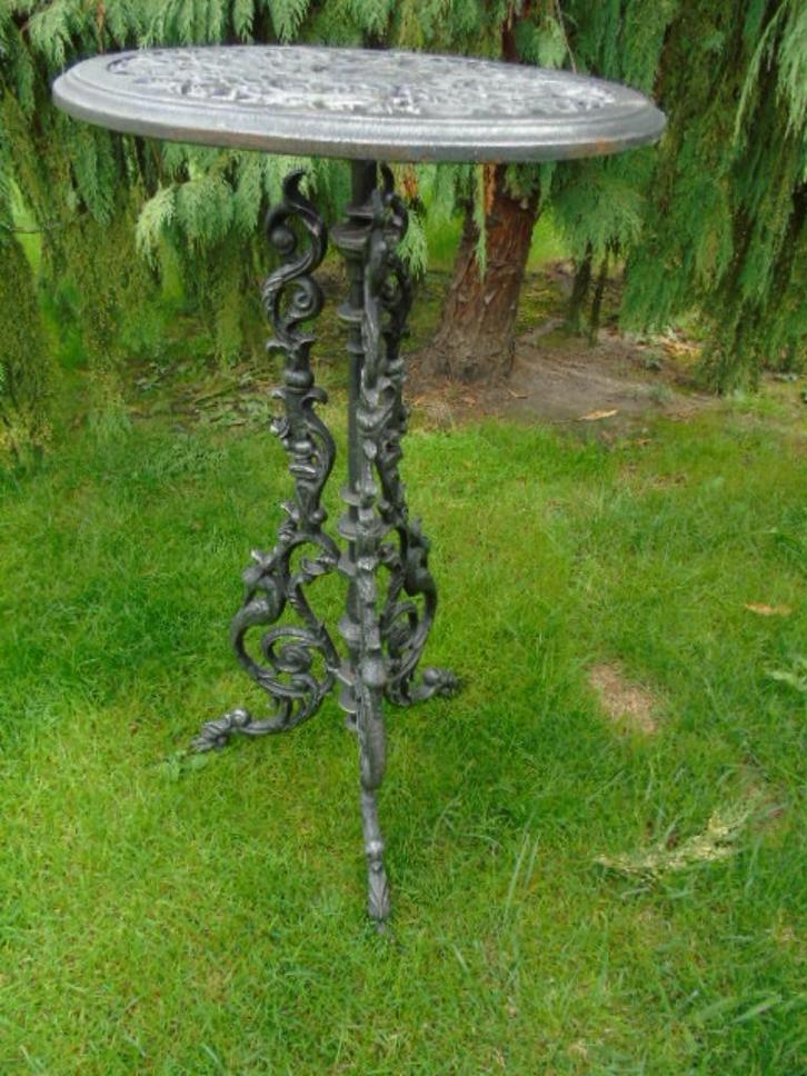 gietijzeren voetstuktafel, tuintafel... 3 kleuren, Tuin en Terras, Tuinmeubel-accessoires, Nieuw, Ophalen