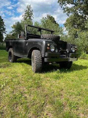 Land Rover series 1969 bug eye, Auto's, 4200 cc, Zwart, Handgeschakeld, Vierwielaandrijving