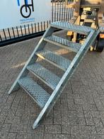 Verzinkte stalen trap/trappen gebruikt 100CM VH en 125CM VH, Enlèvement