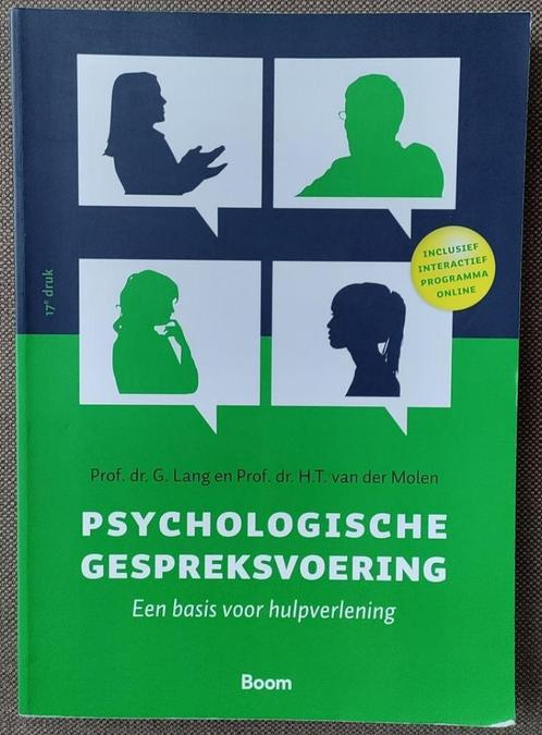 Handboek Psychologische gespreksvoering, Boeken, Psychologie, Zo goed als nieuw, Overige onderwerpen, Ophalen of Verzenden