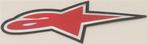 Alpinestars metallic sticker #3, Motoren, Accessoires | Stickers, Verzenden