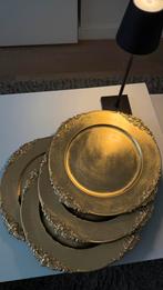 Onderzet borden goud kleur, Ophalen of Verzenden, Zo goed als nieuw