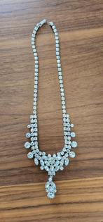 halsketting, feestelijk, fantasie, veel zirkonen, nieuw, Ophalen, Overige materialen, Nieuw, Zilver