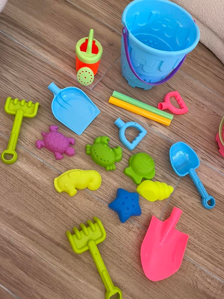 Seau plage sable jouets neufs, Ophalen of Verzenden