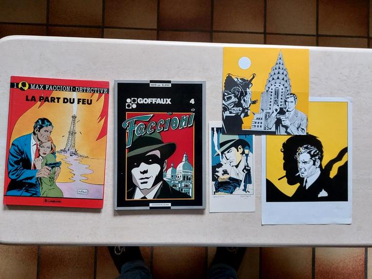 RARE 2 BD FACCIONI Gauffaux et 2 sérigraphies numéroté signé, Collections, Personnages de BD, Enlèvement ou Envoi
