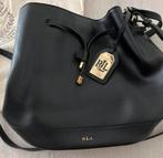 Lauren Ralf Lauren tas - zwarte leren tas, Handtassen en Accessoires, Tassen | Damestassen, Ophalen, Nieuw, Zwart, Schoudertasje