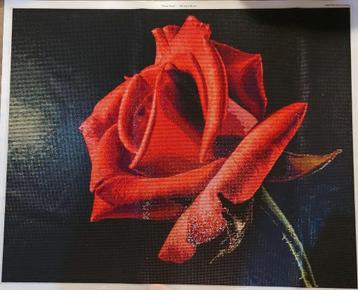 Diamond painting roos 120x80 cm beschikbaar voor biedingen