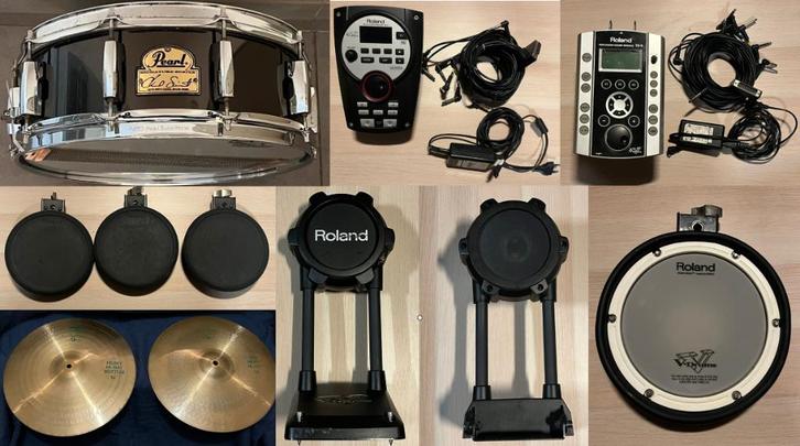 Drum items (acoustic and electronic), Muziek en Instrumenten, Drumstellen en Slagwerk, Pearl, Ophalen