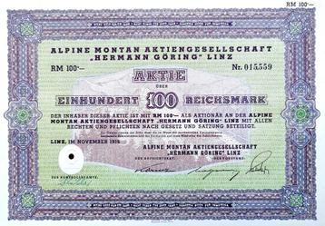 Alpine Montan AG "Hermann Göring" 1939 beschikbaar voor biedingen