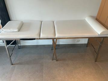 Luxe Witte Massagetafel te koop beschikbaar voor biedingen