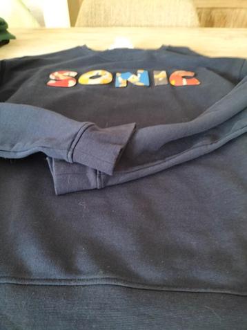 Blauwe sweater, Sonic, Sonic sweater, Mango sweater 