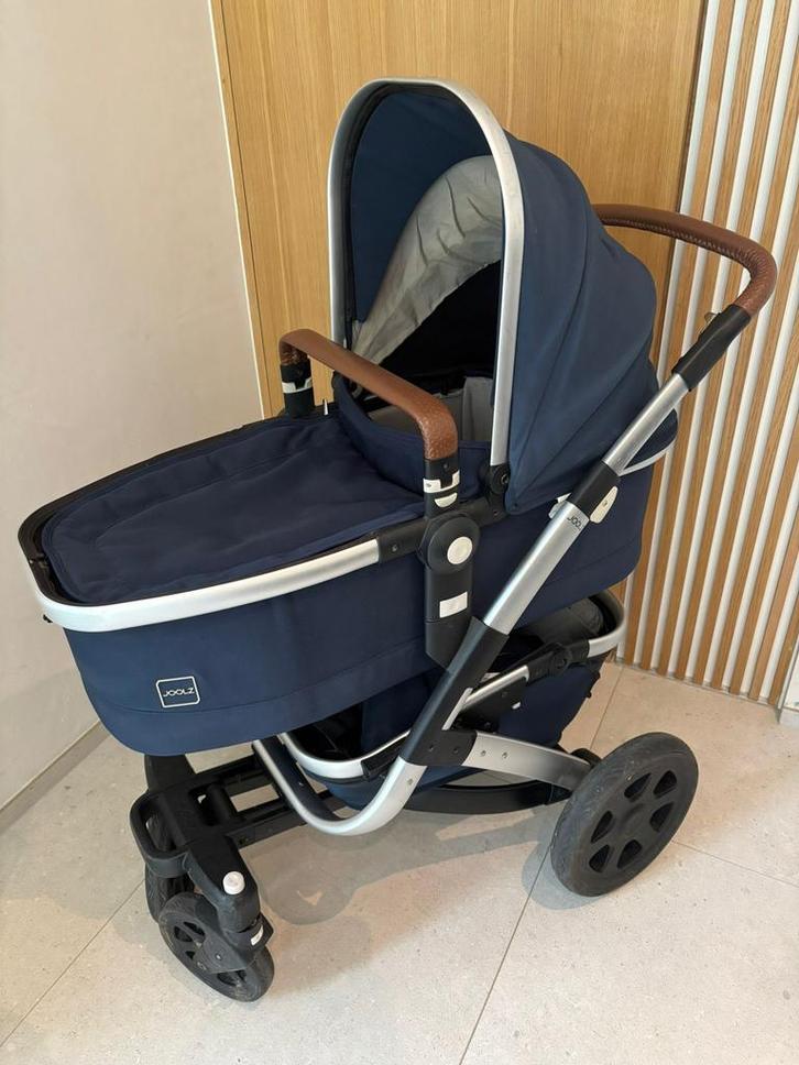 Kinderwagen Joolz Geo 2 Blauw inclusief uitbreidingsset., Kinderen en Baby's, Kinderwagens en Combinaties, Gebruikt, Kinderwagen