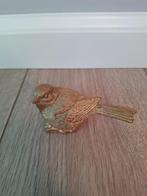 Decoratief gouden vogeltje, Ophalen of Verzenden, Nieuw, Dier
