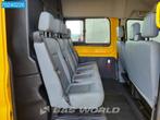 Ford Transit 125pk L3H3 Dubbel Cabine Navi Airco Camera Trek, Auto's, Airconditioning, Te koop, 125 pk, Gebruikt