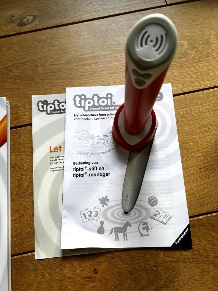 Tiptoi pen met 2 boeken, Kinderen en Baby's, Speelgoed | Educatief en Creatief, Zo goed als nieuw, Taal en Lezen, Rekenen, Ontdekken