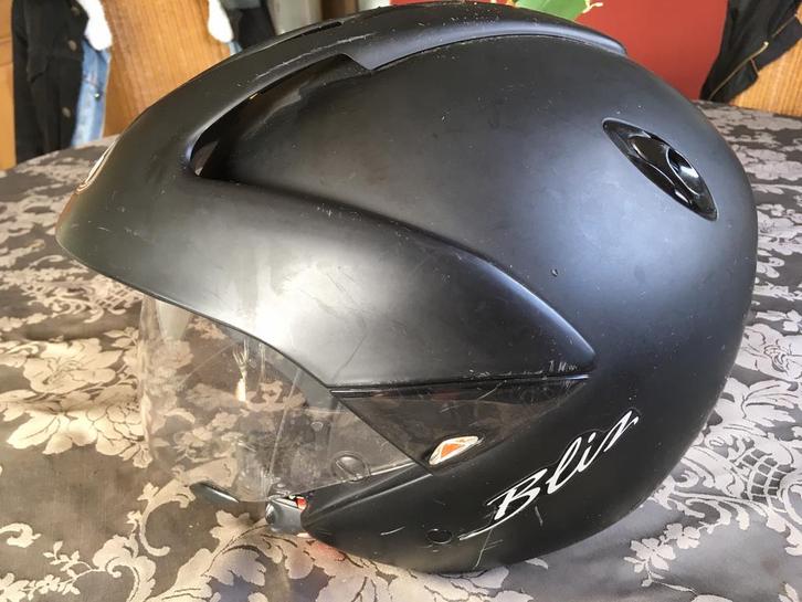 Helm Airoh Bliz, Fietsen en Brommers, Brommerhelmen, Zo goed als nieuw, Small, Ophalen of Verzenden
