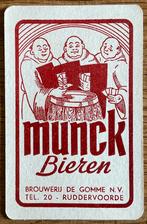 MUNCK BIEREN/BR DE GOMME/TEL 20 oude speelkaart, Verzamelen, Ophalen of Verzenden, Zo goed als nieuw, Overige typen, Overige merken