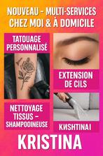 TATOUAGE – CILS – NETTOYAGE tissus (à domicile / chez moi