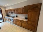 Eiken keuken + toestellen te koop, Huis en Inrichting, Keuken | Complete keukens, Ophalen, Gebruikt