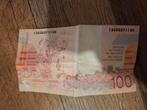 100 frank, Postzegels en Munten, Bankbiljetten | België, Verzenden