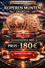20x1 oz Indian Buffalo .999 koper, Enlèvement ou Envoi, Cuivre