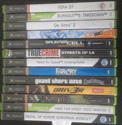 Xbox games (apart verkrijgbaar), Consoles de jeu & Jeux vidéo, Jeux | Xbox Original, Comme neuf, Un ordinateur, Ordinateurs reliés