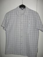 Lichtgrijs geruit hemdje korte mouw van Folieke, 152, Ophalen of Verzenden, Zo goed als nieuw