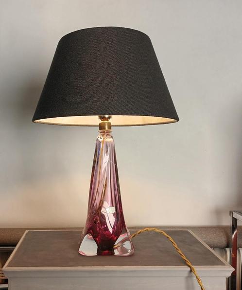 Lampe de table vintage Val-St. -Lambert - LIQUIDATION !, Antiquités & Art, Antiquités | Éclairage, Enlèvement ou Envoi