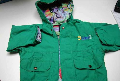 Veste de pluie à capuche verte - Little David - taille 92, Enfants & Bébés, Vêtements enfant | Taille 92, Utilisé, Garçon ou Fille
