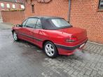 Peugeot 306 cabriolet oldtimer 1994, Auto's, Voorwielaandrijving, Zwart, Cabriolet, Leder