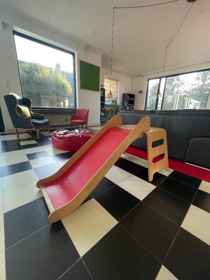 Kinder glijbaan binnen, Kinderen en Baby's, Speelgoed | Houten speelgoed, Gebruikt, Overige typen, Ophalen