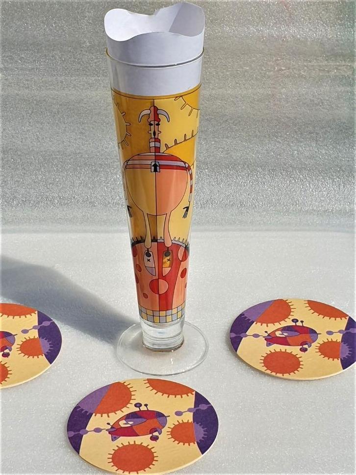 Ritzenhoff # 23242 ~ glas voor verzamelaars ~ Mark Oliver, Verzamelen, Glas en Drinkglazen, Nieuw, Bierglas, Ophalen of Verzenden