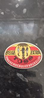 Oud bieretiket belge extra toss  br Caulier Rruxelles, Tickets en Kaartjes