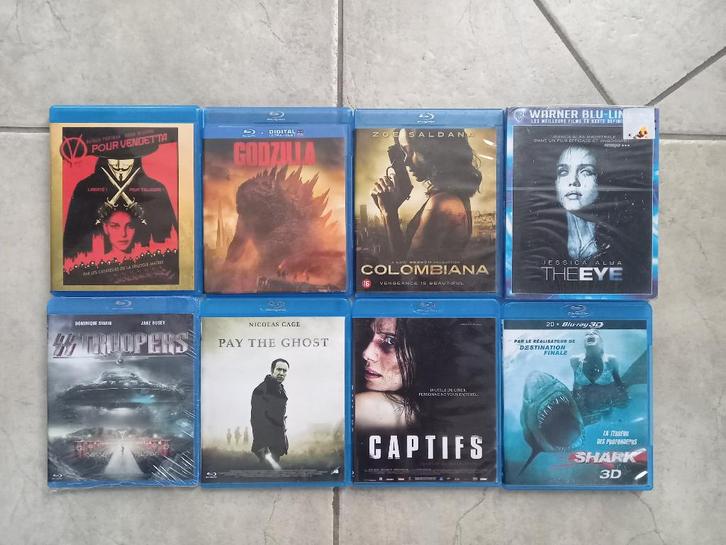 a vendre lot de 8 blu ray état neuf, Cd's en Dvd's, Blu-ray, Zo goed als nieuw, Overige genres, Ophalen of Verzenden