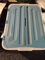 5 opbergboxen met tweedelig deksel, Ophalen, Zo goed als nieuw, Kunststof