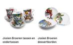 Josien Broeren Tassen met onderbordjes en dessertborden, Ophalen, Nieuw, Overige stijlen, Kop(pen) en/of Schotel(s)