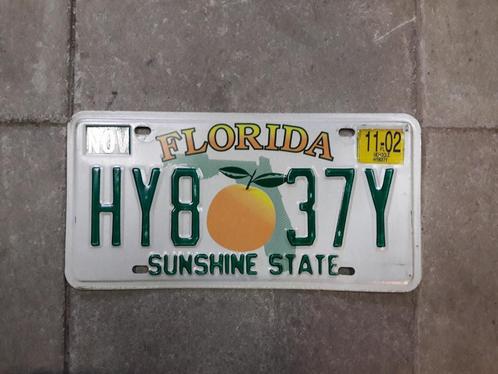 USA Florida nummerplaat, echte gebruikte nummerplaten, Verzamelen, Overige Verzamelen, Zo goed als nieuw, Ophalen of Verzenden