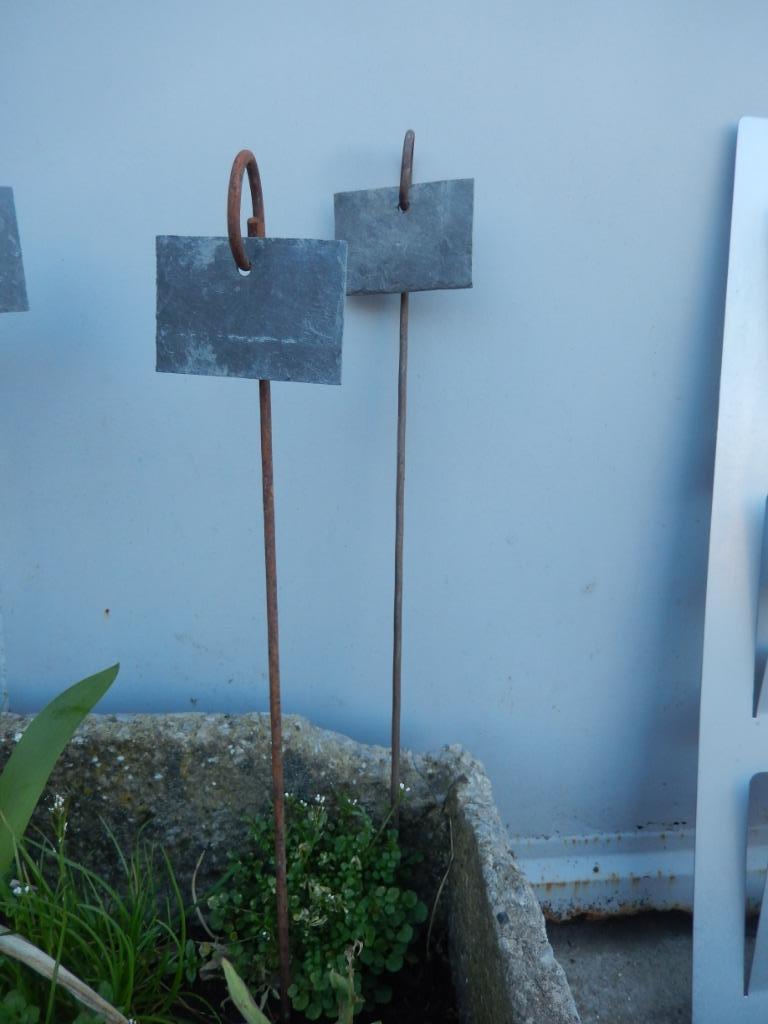 adverteren Interessant groef ② handgemaakte naambordjes tuin — Tuinstekers — 2dehands