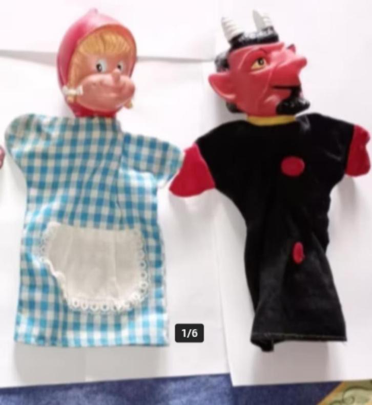 poppenkastpoppen + handpoppen gewone, dieren, Plop en Disney, Verzamelen, Poppen, Gebruikt, Pop, Ophalen of Verzenden