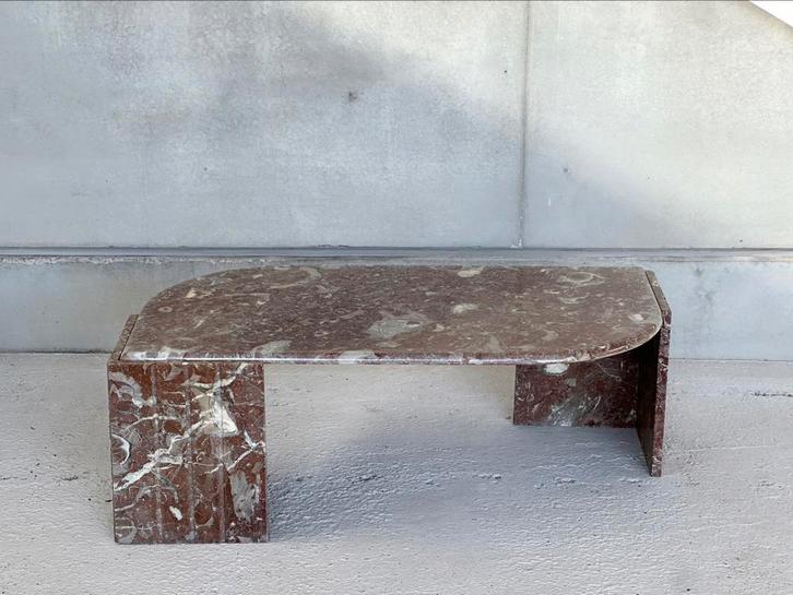 Vintage marble coffeetable, ca 1980’s, Antiek en Kunst, Antiek | Meubels | Tafels, Ophalen