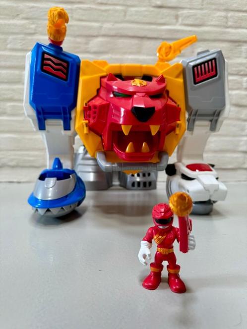 Grote Power Rangers Megazord met projectielwerper- als nieuw, Enfants & Bébés, Jouets | Figurines, Comme neuf, Enlèvement