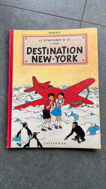 HERGÉ - Le stratonef H.22 2éme épisode DESTINATION NEW YORK  beschikbaar voor biedingen