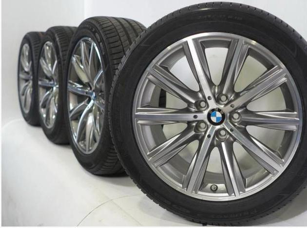 Jantes BMW Série 5 18 pouces + pneus Goodyear Eagle F1, Auto-onderdelen, Banden en Velgen, Band(en), Zomerbanden, 18 inch, 245 mm