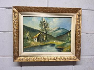 Twee mooie schilderijen  beschikbaar voor biedingen