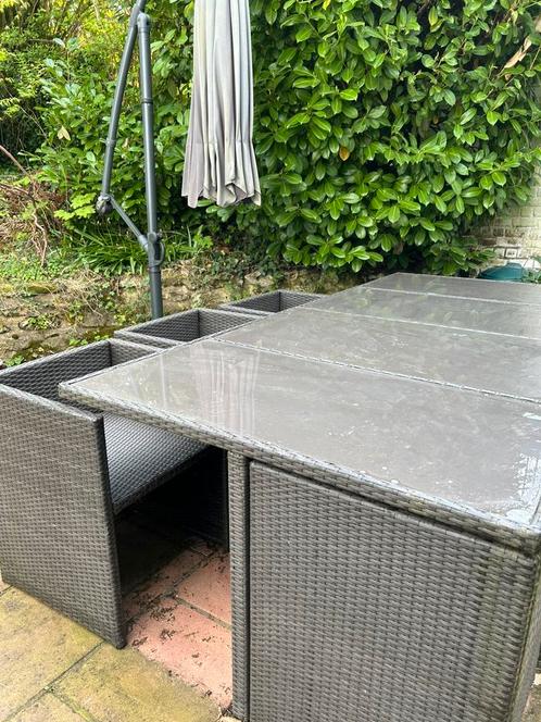 Foggia chocolate KD tuinmeubilair, Tuin en Terras, Tuintafels, Gebruikt, Ophalen