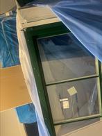 4 châssis Bois vert/ blanc en double vitrages Neufs, 160 cm ou plus, Fenêtre de façade ou Vitre, 160 cm ou plus, Double vitrage