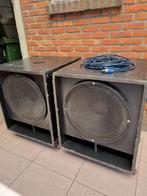 Twee baskasten, Gebruikt, Subwoofer, 120 watt of meer, Ophalen