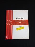 Werkplaatsboek Toyota leveringsprocedures 1987, Auto diversen, Ophalen of Verzenden