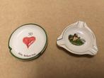 Deux petits Cendriers pour collectionneurs, Ophalen of Verzenden, Zo goed als nieuw, Asbak