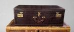 Vintage Lederen Koffer met Croco-motief, Overige materialen, Minder dan 50 cm, 50 tot 100 cm, Ophalen of Verzenden